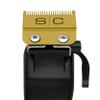 Stylecraft Replacement Fixed Gold Titanium Fade Hair Clipper Blade with Moving Gold Titanium Slim Deep Tooth Cutter Set view 4