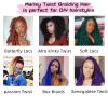 16 Inch Springy Afro Twist Hair 3 Packs Marley Hair Dark Green Marley Twist Braiding Hair for Butterfly Locs Pre Fluffed Spring Twist Hair Synthetic Afro Kinky Twist Braiding Hair Extensions view 2