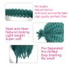 16 Inch Springy Afro Twist Hair 3 Packs Marley Hair Dark Green Marley Twist Braiding Hair for Butterfly Locs Pre Fluffed Spring Twist Hair Synthetic Afro Kinky Twist Braiding Hair Extensions view 4