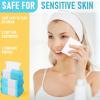 12 Pack 1200 Counts Disposable Towelettes for Face, Face Towel Bulk Cotton Face Tissues Soft Facial Tissue Dry Wet Use for Sensitive Skin Care, Makeup Removing, Surface Cleaning, 5.9 x 7.8 Inch view 4