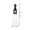 LALAFINA Hair 3pcs Stainless Steel Beard Comb Wide Tooth Comb For Curly Hair Styling Professional Styling Tool For Women Men Home Salon Everyday view 2