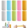 YUBIRD 10 PCS Silicone Bottle Sleeves for Travel Toiletries,Leak-Proof Covers,Cruise Essentials for Women and Men,Travel Must-Haves,Colorful Elastic Sleeves view 1