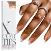 BTArtboxnails French Gel Nail Tips - French Tip Press on Nails Brown Medium Almond XCOATTIPS for Nail Extensions view 1