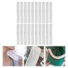 LALAFINA 20pcs Breathable Adhesive for Hats and Collars Absorbent Non-woven Sweat Liner Strips for Clothing Comfortable Absorption view 3