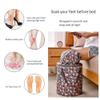 Foot Bath Basin With Removable Insulation Cover Portable Travel Collapsible Foot Basin Folding Foot Bath Tub Soaking Feet Bucket for Camping Washing Split leg design fully wrapped knee fumigation ( Co view 2