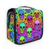 Hanging Toiletry Bag Rainbow Stars Skulls Travel Makeup bag for Toiletries Portable Travel Toiletry Organizer Cosmetic Bags with Hanging Hook view 1