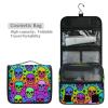Hanging Toiletry Bag Rainbow Stars Skulls Travel Makeup bag for Toiletries Portable Travel Toiletry Organizer Cosmetic Bags with Hanging Hook view 4