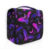 Hanging Toiletry Bag Purple Bat Gothic Travel Makeup bag for Toiletries Portable Travel Toiletry Organizer Cosmetic Bags with Hanging Hook view 1