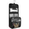 Hanging Toiletry Bag Mysterious Skull Horoscope Travel Makeup bag for Toiletries Portable Travel Toiletry Organizer Cosmetic Bags with Hanging Hook view 3