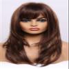 Vsadsau Long Wave Synthetic Wigs For Women Ombre Black Brown Golden Blonde Wigs With Bangs Cosplay Heat Resistant Fake Hair Wig-LC327-1 view 1