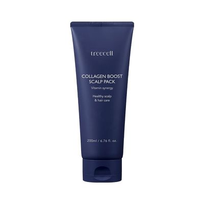 Treecell Collagen Boost Scalp Pack 200ml (6.76 fl. oz.) | Vitamin-Infused Collagen Treatment for Hair Growth | Strengthening & Scalp Repair | Paraben-Free, Sulfate-Free