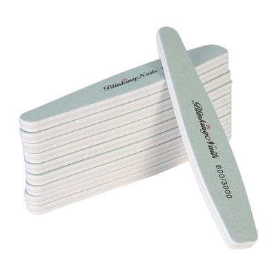 BlinkingNails Nail Buffer Block - Natural & Acrylic Nails Buffer & Shine Kit - 600 & 3000 Grit - 10 Pcs