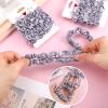 12Pcs Satin Scrunchies, Silver Gray Satin Hair Ties Elastic Hair Bands Ponytail Holder Hair Accessories for Women Girls view 4
