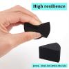 GORGECRAFT 12PCS 2 Bags Triangle Powder Puff Face Paint Sponges Premium Black Half Moon Makeup Sponge Mini Applicator Wedges Cosmetic Wedges Bulk for Foundation Liquid Cream, Black view 4