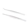 Toyvian 25cm Stainless Steel Angled Feeding Curved Straight Set Reptile Snake Lizard Spider Tongs view 1
