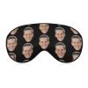 Custom Sleep Mask Personlized Eye Mask Design Your Own Picture Text Adjustable Soft Eye Masks Eyeshade Blindfold for Women Men Airplane Travel Sleeping (Style1) view 1