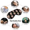Custom Sleep Mask Personlized Eye Mask Design Your Own Picture Text Adjustable Soft Eye Masks Eyeshade Blindfold for Women Men Airplane Travel Sleeping (Style1) view 4