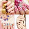 Maitys 336 Pcs 24 Sheets Full Wrap Nail Sticker Polish Strip,Shiny Style view 4