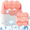 DSWINCE 2-in-1 Ice Roller for Face Skin Care Tool Personal Skin Cooling Therapy Tools, Cold Facial Ice Massager for Eye Puffiness, Migraine, TMJ Pain Relief & Minor Injury (Pink) view 1