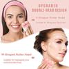 DSWINCE 2-in-1 Ice Roller for Face Skin Care Tool Personal Skin Cooling Therapy Tools, Cold Facial Ice Massager for Eye Puffiness, Migraine, TMJ Pain Relief & Minor Injury (Pink) view 2