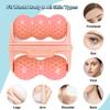 DSWINCE 2-in-1 Ice Roller for Face Skin Care Tool Personal Skin Cooling Therapy Tools, Cold Facial Ice Massager for Eye Puffiness, Migraine, TMJ Pain Relief & Minor Injury (Pink) view 3