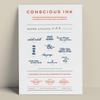 Conscious Ink, Original Manifestation Temporary Tattoos, Inspirational, Mindfulness Tools, Long Lasting, Non-Toxic, Waterproof, Cruelty-Free, Made in USA, 1 Super Athlete Athletic Performance Kit view 1