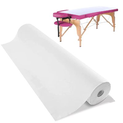 50PCS Disposable Massage Table Sheets Per Roll, 30 g Nonwoven Fabric Disposable Bed Sheets for Tattoo,Massage, SPA,Lash bed No-Crinkle Massage Sheets - 30"x 70" Inches (1 Roll)