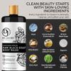 Dr Jacobs Naturals Authentic African Raw Black Soap, All-In-One Cleanser for Face Wash, Sensitive Skin Body Wash, Shampoo, Shaving Soap | Shea Butter Moisturizing and Nourishing Formula | 32oz 1pk view 4