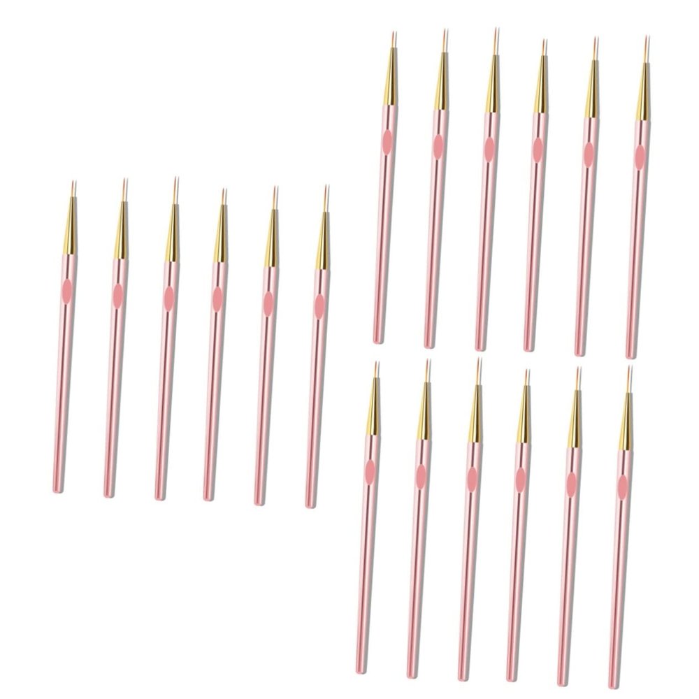 KALLORY 18pcs Nail Art Liner Pens Professional Nail Drawing and Dotting Tools for Unique Manicure Designs for Home and Salon Use