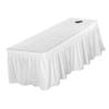  Hotel Cosmetic Bed Valance Sheet Massage Couch Table Skirt Cover 190x70cm, White view 1