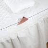  Hotel Cosmetic Bed Valance Sheet Massage Couch Table Skirt Cover 190x70cm, White view 3