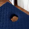 Hotel Cosmetic Bed Valance Sheet Massage Couch Table Skirt Cover 190x70cm, Blue view 4