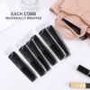 200 Pack Bulk Combs, Individually Wrapped, Pocket Combs, Black Plastic Fine Dressing Comb Set for Kids, Women & Men view 2