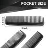 200 Pack Bulk Combs, Individually Wrapped, Pocket Combs, Black Plastic Fine Dressing Comb Set for Kids, Women & Men view 3