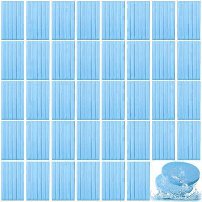 Foaincore 600 Pieces Compressed Facial Sponge Round Facial Sponge for Estheticians Face Sponges for Cleansing Face Wash Pads Disposable Sponges for Women Spa Exfoliating Cleansing(Blue)