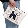 G2TUP Portuguese Water Dog Lover Gift - Anatomy Of A Dog Makeup Bag - Owner Cosmetics Bag Zipper Travel Bag (White) view 2