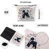 G2TUP Portuguese Water Dog Lover Gift - Anatomy Of A Dog Makeup Bag - Owner Cosmetics Bag Zipper Travel Bag (White) view 3