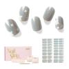 NAILOG Semi Cured Gel Strips, 34 pcs Salon-Quality Stickers, Long Lasting Wraps for Women With Soft Gel Finish | Shimmery Stars view 1