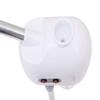 Salonsunny White Facial Steamer with 4 Wheels Rolling Base Design for Face Personal Care Use at Home or Salon view 3