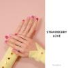 NAILOG Semi Cured Gel Nail Strips, 34 pcs Salon-Quality Gel Nail Stickers, Long Lasting Nail Wraps for Women with Soft Gel Finish | Strawberry Love view 2