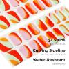NAILOG Semi Cured Gel Nail Strips, 34 pcs Salon-Quality Gel Nail Stickers, Long Lasting Nail Wraps for Women with Soft Gel Finish | Lollipop view 3