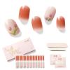 NAILOG Semi Cured Gel Nail Strips (20 Extra Long Stickers/Wraps) | Buy 2 Get 1 UV Lamp| Glossy & Long Lasting Soft Gel Finishing, The Little Tulip view 1