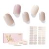 NAILOG Semi Cured Gel Nail Strips, 34 pcs Salon-Quality Gel Nail Stickers, Long Lasting Nail Wraps for Women with Soft Gel Finish | Isabelle view 1
