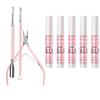 Makartt Cuticle Trimmer with Cuticle Pusher Bundle with Super Strong Nail Glue for Acrylic Nails Press On Nails Nail Tips Glue view 1