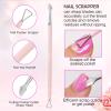 Makartt Cuticle Trimmer with Cuticle Pusher Bundle with UV LED Nail Lamp, Mini UV Light for Gel Nails, 6W USB Portable Fast Drying Gel Polish Curing Light view 4