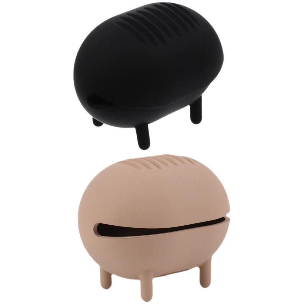 GLEAVI 2pcs Portable Makeup Sponge Container Breathable Design Holder for for Travel and Home Use and Colors