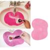3PCS Makeup Brush Cleaning Mat, Silicone Foldable Makeup Mat Makeup Brushes Cleaner with 5 Suction Cups for Clean Makeup Brushes view 4