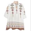 Tribal Totem Polyester Barber Cape - Haircut Cape for Men, Hair Cutting Cape with Adjustable Neck for Hair Treatment - Cutting/Coloring - 55x63 Inch Bohemia Style Abstract Geometric Pattern view 1