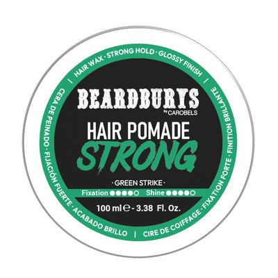 Beardburys Hair Styling Pomade For Men - Long-Lasting High Shine & Easy-to-Clean Barber Grade Pomade, 3.5 Fl Oz
