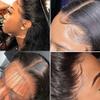 13x4 Ginger Lace Front Wig Human Hair For Women Orange Ginger Human Hair Wig Body Wave Human Hair Transparent Lace Frontal Wig Brazilian Hair With Baby Hair Pre Plucked Glueless Wig 150% Density 20Inch view 4